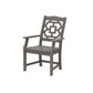 POLYWOOD Chinoiserie Dining Arm Chair — Driftwood
