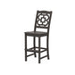 POLYWOOD Chinoiserie Bar Side Chair — Vintage Coffee