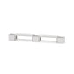 POLYWOOD 48" Vineyard Straight Double Planter Bench Set — Vintage White
