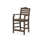 POLYWOOD Savannah Counter Arm Chair — Kona