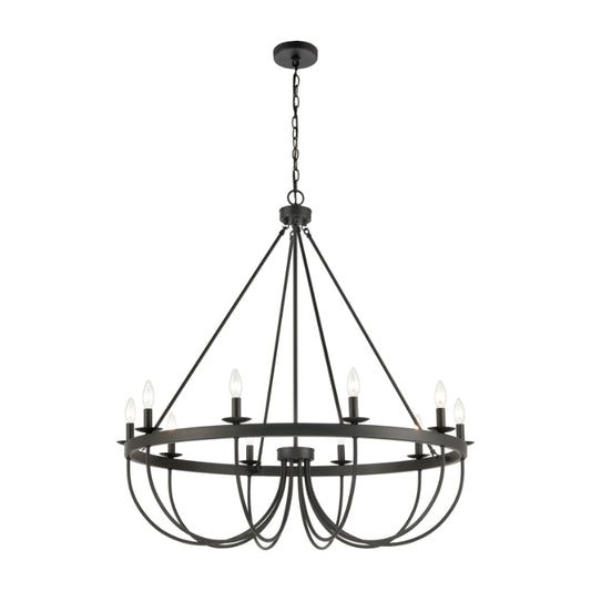 WILLIAMSON 38'' WIDE 10-LIGHT CHANDELIER - FREE SHIPPING !!!