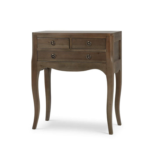 Bramble Chardonnay Side Table in Straw Wash