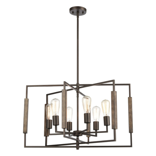 ZINGER 28'' WIDE 6-LIGHT CHANDELIER - FREE SHIPPING !!!