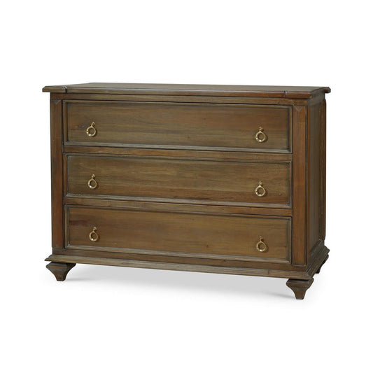 Bramble Soho 3 Drawer Dresser in Straw Wash