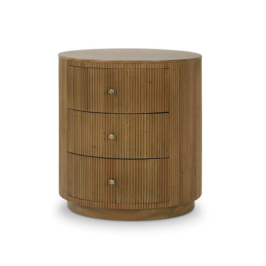 Bramble Bilbao End Table in Antique French Oak