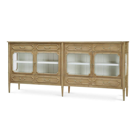 Bramble Grosvenor Sideboard with Drawers in Fruitwood with True White Interior