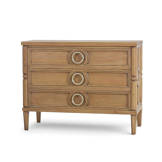 Bramble Chalfont 3 Drawer Dresser in Antique French Oak