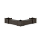 POLYWOOD 48" Vineyard L- Shaped Planter Storage Bench Corner Set- Large — Vintage Coffee