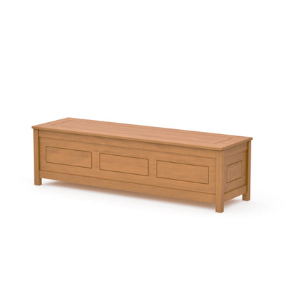 POLYWOOD Country Living 60" Storage Bench — Natural