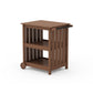 POLYWOOD Vineyard Bar Cart — Teak