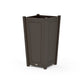 POLYWOOD Country Living Large Tapered Square Tall Planter Box — Vintage Coffee