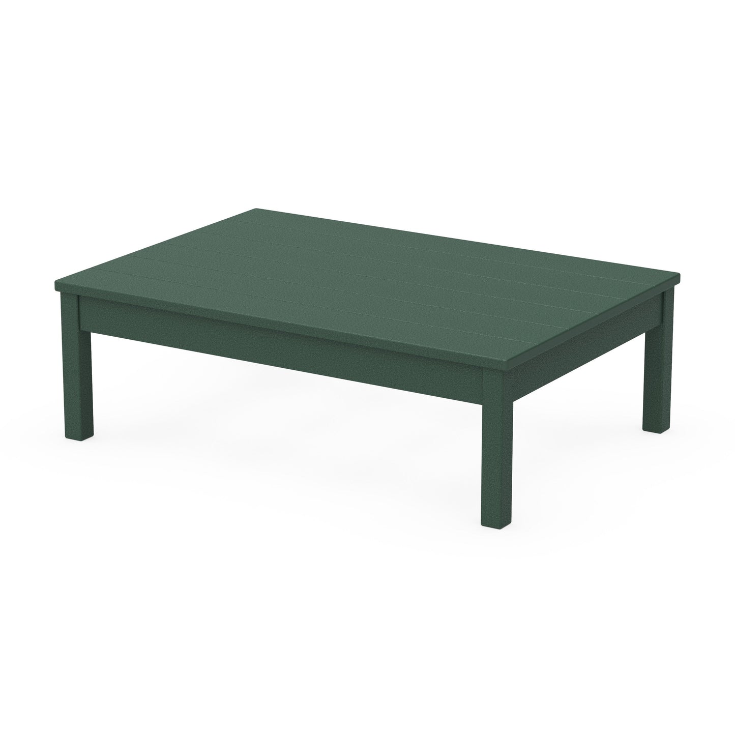 POLYWOOD 33" x 47" Coffee Table — Green