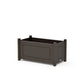 POLYWOOD Country Living Rectangle Double Planter Box — Vintage Coffee