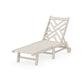 POLYWOOD Chippendale Chaise with Wheels — Sand