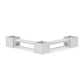 POLYWOOD 60" Nautical L- Shaped Planter Bench Corner Set - Large — Vintage White