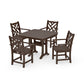 POLYWOOD Chippendale 5-Piece Dining Set with Trestle Legs — Kona