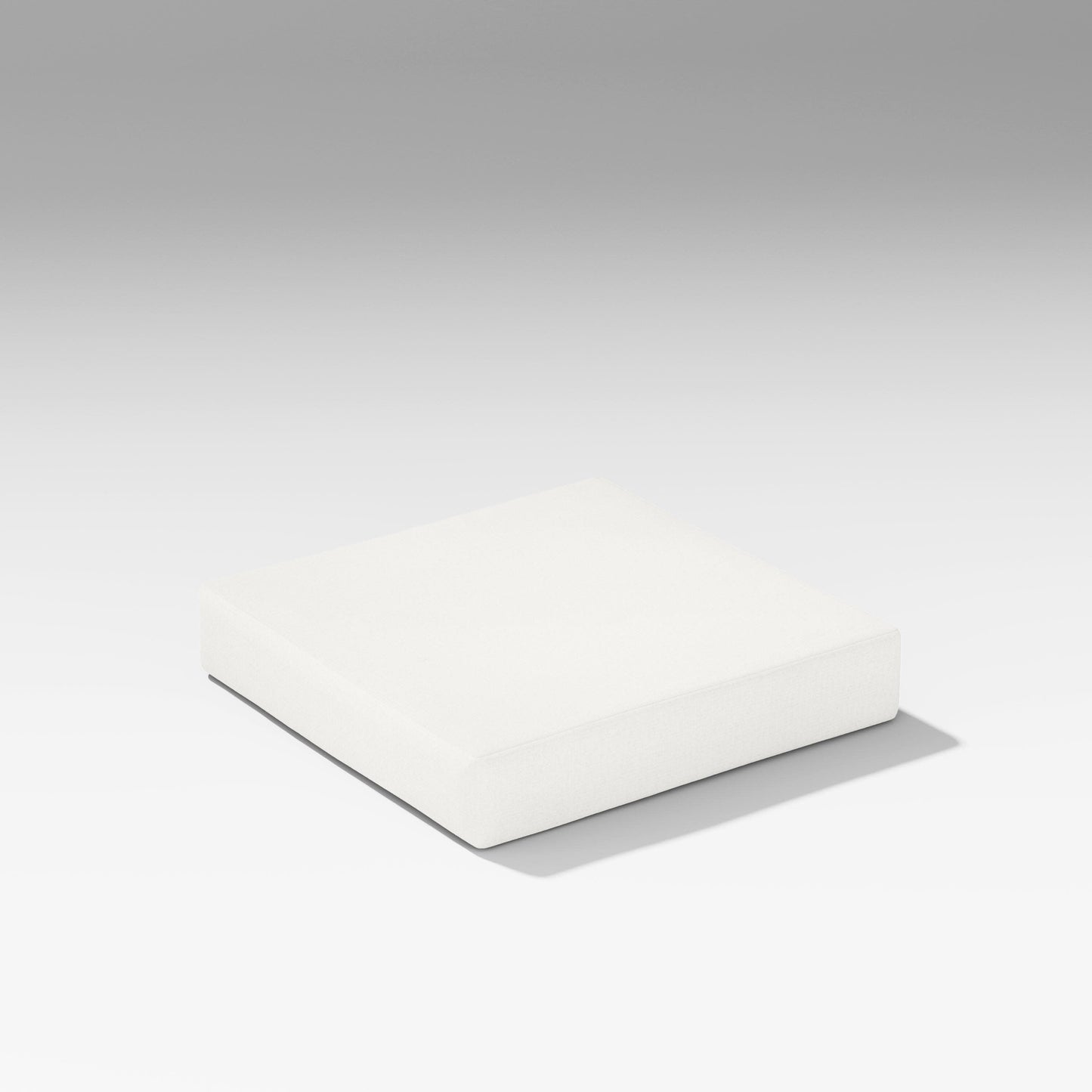 POLYWOOD Latitude Modular Ottoman Seat Cushion — Natural Linen