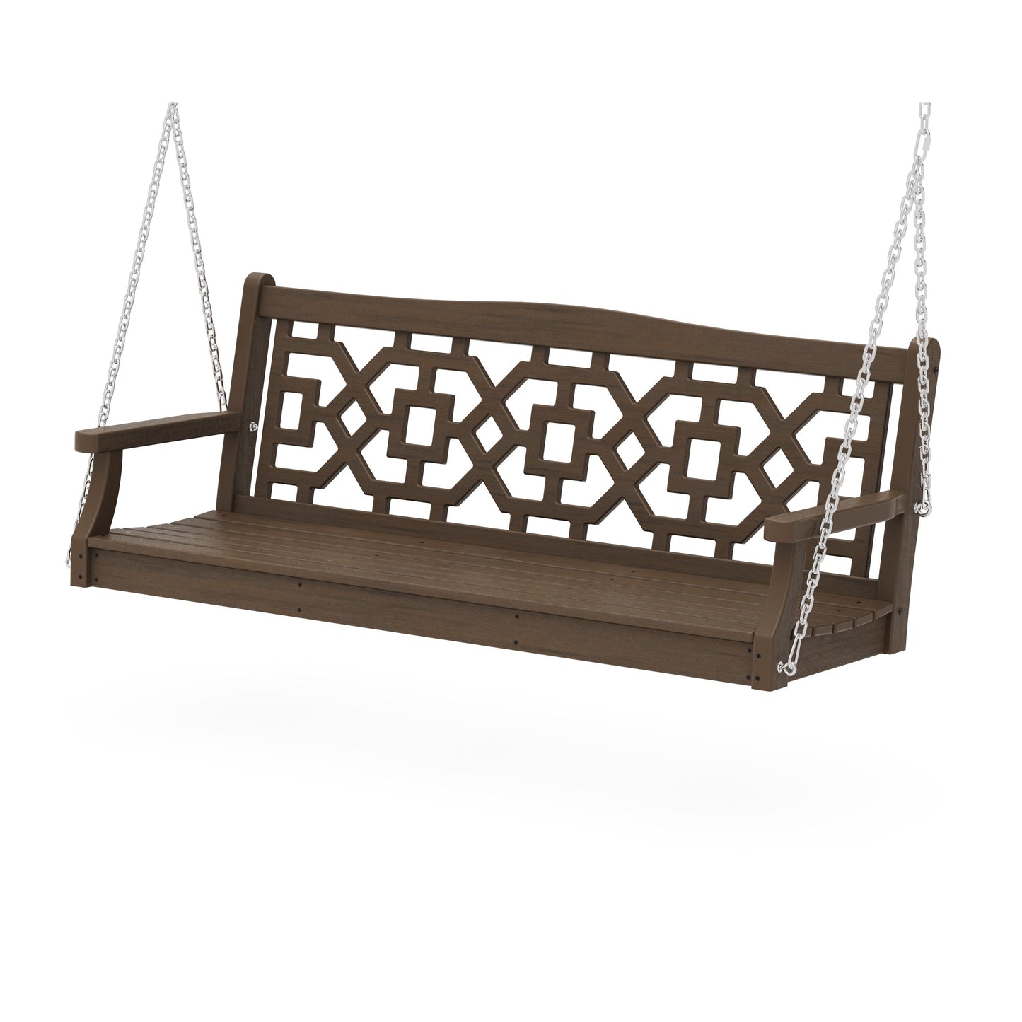 POLYWOOD Chinoiserie 60" Swing — Kona