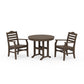 POLYWOOD Savannah 3-Piece Farmhouse Dining Set — Kona