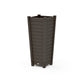 POLYWOOD Nautical Tapered Square Tall Planter Box — Vintage Coffee