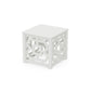 POLYWOOD Chinoiserie Accent Table — Vintage White