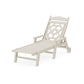 POLYWOOD Chinoiserie Chaise Lounge — Sand