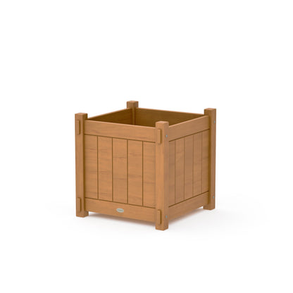 POLYWOOD Vineyard Large Square Planter Box — Natural