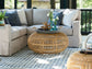 UNIVERSAL - ESCAPE-COASTAL LIVING HOME RATTAN SCATTER TABLE