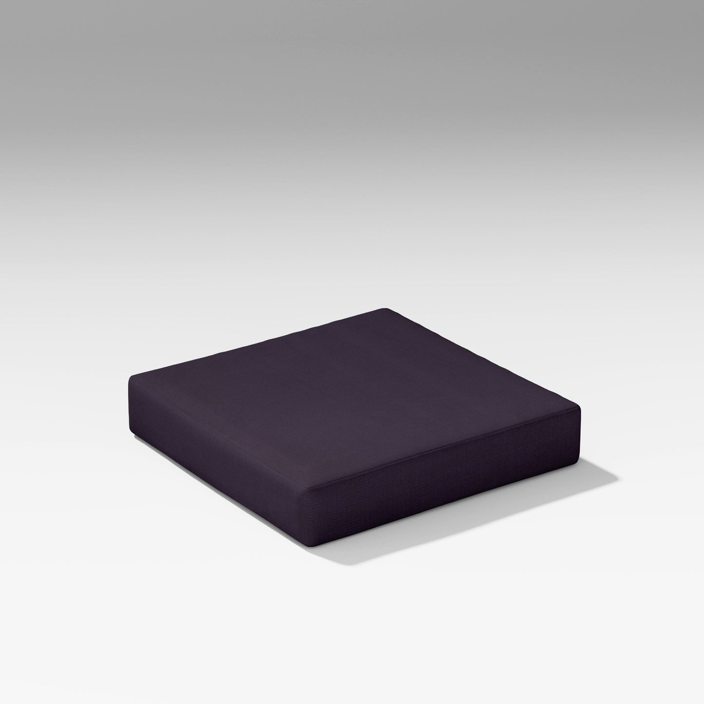 POLYWOOD Latitude Modular Ottoman Seat Cushion — Navy Linen