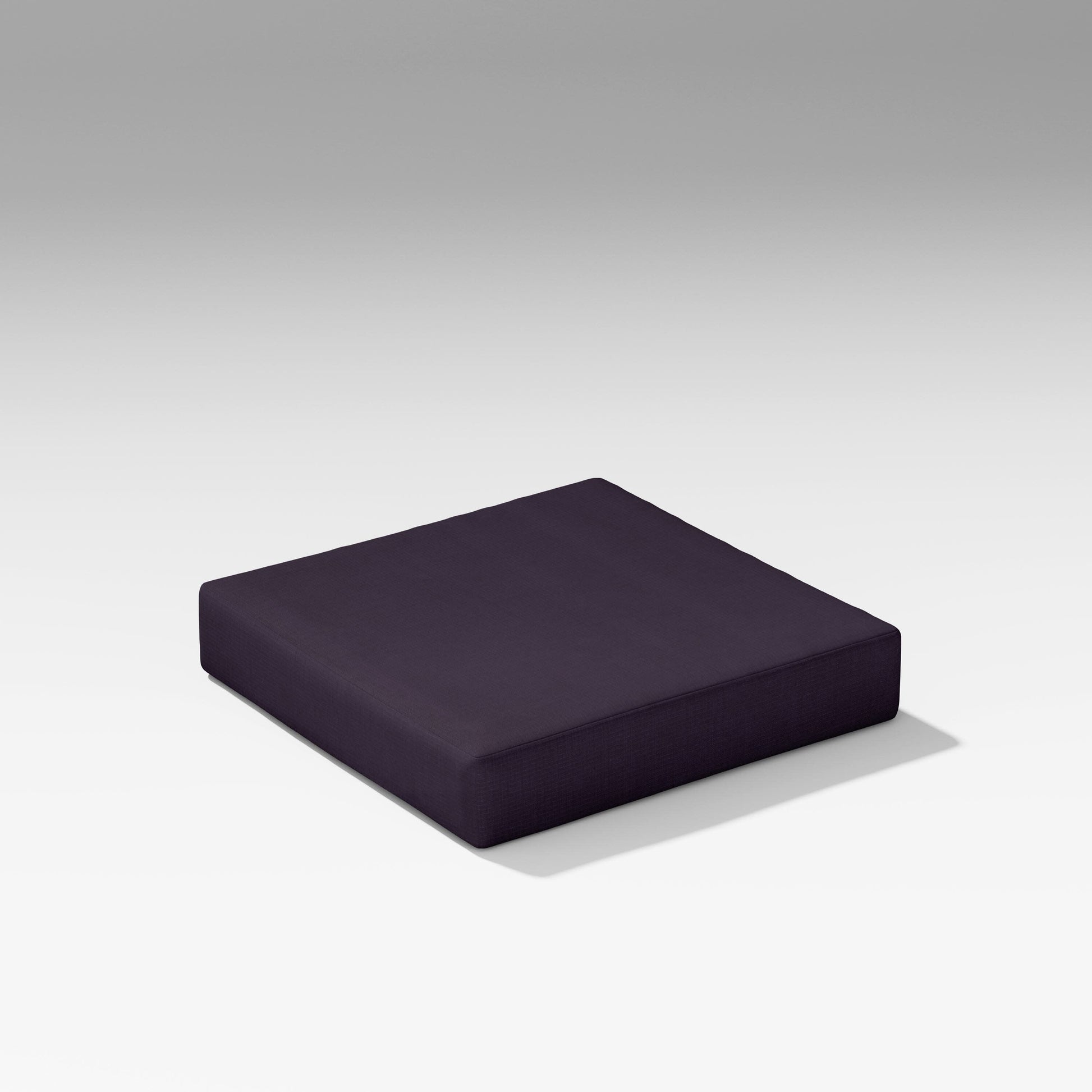 POLYWOOD Latitude Modular Ottoman Seat Cushion — Navy Linen