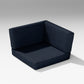 POLYWOOD Latitude Corner Seat Cushion — Marine Indigo