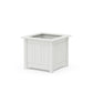 POLYWOOD Acadia Large Square Planter Box — Vintage White