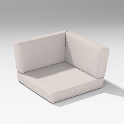 POLYWOOD Latitude Corner Seat Cushion — Dune Burlap