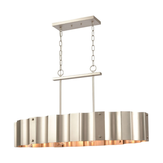 CLAUSTEN 37'' WIDE 4-LIGHT LINEAR CHANDELIER  -  FREE SHIPPING !!!