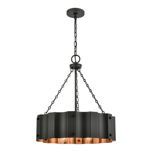 CLAUSTEN 21'' WIDE 4-LIGHT CHANDELIER  -  FREE SHIPPING !!!