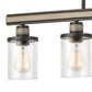 BEAUFORT 30'' WIDE 4-LIGHT LINEAR CHANDELIER  -  FREE SHIPPING !!!