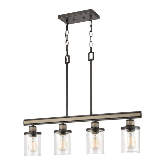 BEAUFORT 30'' WIDE 4-LIGHT LINEAR CHANDELIER  -  FREE SHIPPING !!!