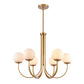 CAROLINE 32'' WIDE 6-LIGHT CHANDELIER  -  FREE SHIPPING !!!