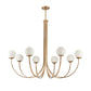 CAROLINE 54'' WIDE 8-LIGHT CHANDELIER  - FREE SHIPPING !!!