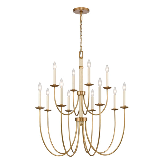 NEVILLE 34'' WIDE 12-LIGHT CHANDELIER - FREE SHIPPING !!!