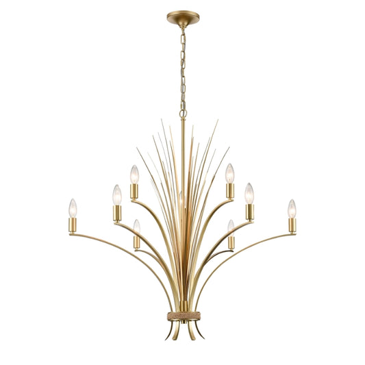 BISCAYNE BAY 33.75'' WIDE 9-LIGHT CHANDELIER  -  FREE SHIPPING !!!