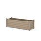 POLYWOOD Nautical Rectangle Triple Planter Box — Vintage Sahara