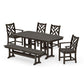POLYWOOD Chippendale 6-Piece Dining Set with Bench — Vintage Coffee