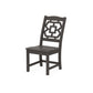 POLYWOOD Chinoiserie Dining Side Chair — Vintage Coffee
