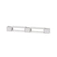 POLYWOOD 48" Nautical Straight Double Planter Bench Set — Vintage White