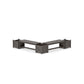 POLYWOOD 48" Country Living L- Shaped Planter Bench Corner Set — Driftwood