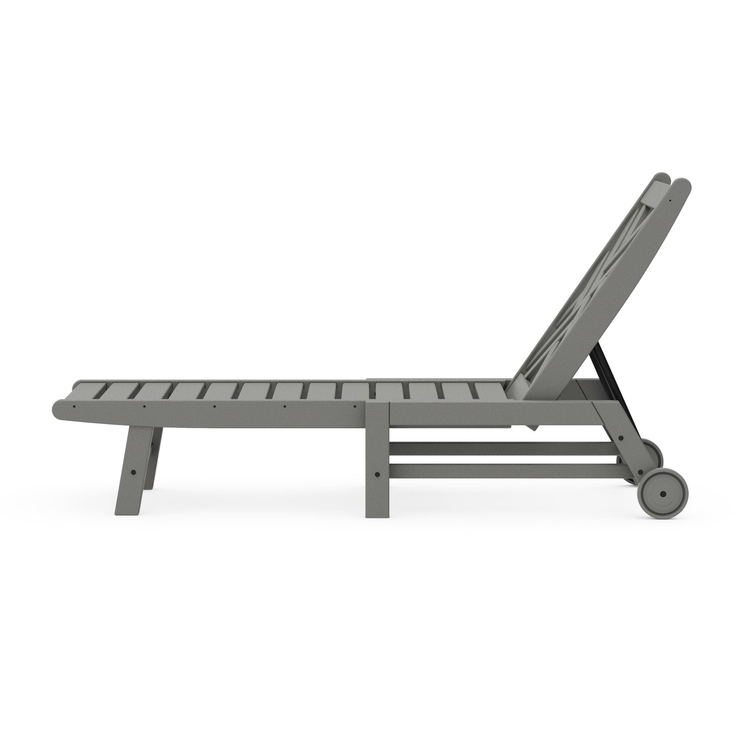 POLYWOOD Chippendale Chaise with Wheels