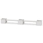 POLYWOOD 60" Vineyard Straight Double Planter Bench Set - Large — Vintage White