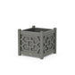 POLYWOOD Chinoiserie Large Square Planter Box — Slate Grey