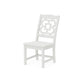 POLYWOOD Chinoiserie Dining Side Chair — Vintage White